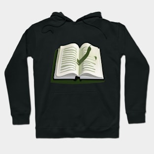 Enchanted Open Book with Magical Glow No. 471 Hoodie